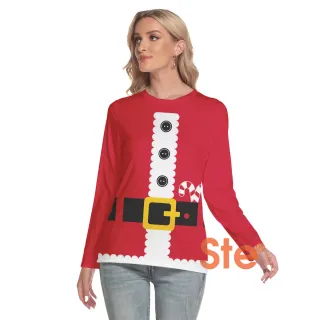 Santa Claus Shirt Christmas Adult Costumes