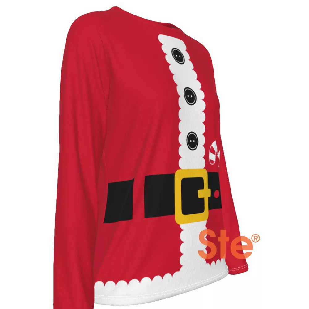 Santa Claus Shirt Christmas Adult Costumes Santa Claus Shirt Christmas Adult Costumes