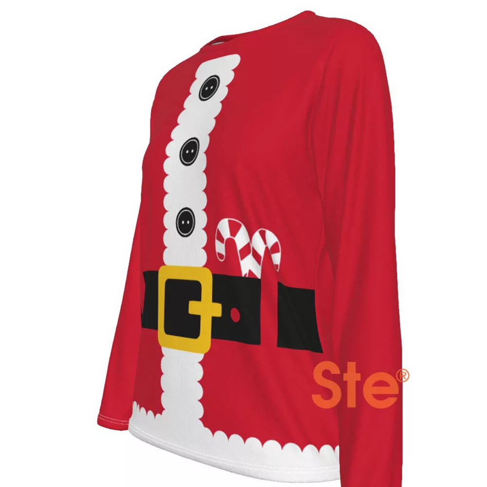 Santa Claus Shirt Christmas Adult Costumes Santa Claus Shirt Christmas Adult Costumes