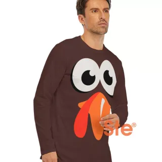 Silly Turkey Face T-Shirt Thanksgiving Costume