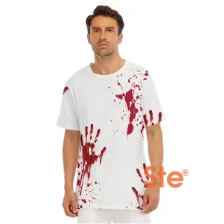 Blood Splatter Men Halloween Costume T-Shirt